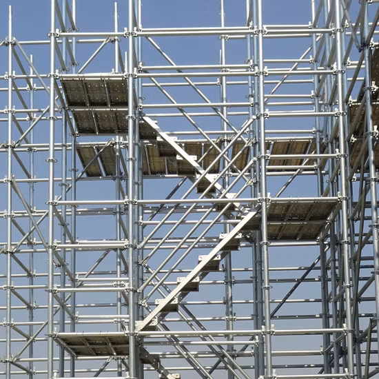 Wholesale Ringlock Scaffold Layher Scaffolding System for Bridge Building Construction