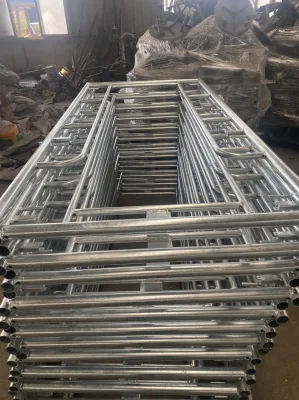 Hot DIP Galvanized Weld Steel Scaffolding Frame