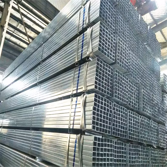 Mild Carbon Low Carbon Square Galvanized Structural ERW Rectangular Steel Pipe