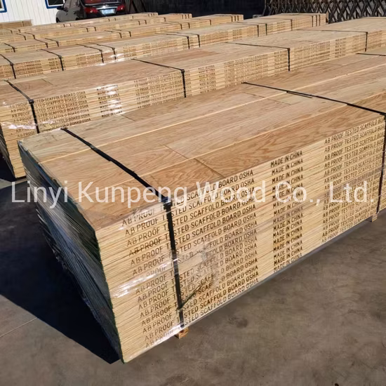 100% Pine WBP Glue Waterproof LVL Scaffold Plank