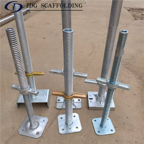 Scaffolding Accessories Adjustable Level Screw Base Jack for Construction Support