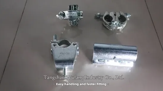 BS1139 Scaffolding Half Fixed Clamp Putlog Coupler