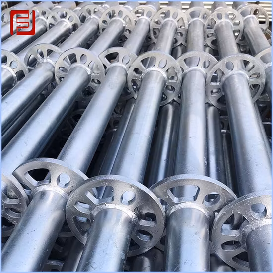 Construction Adjustable Galvanized Metal Aluminum Layer Ringlock Scaffolding System